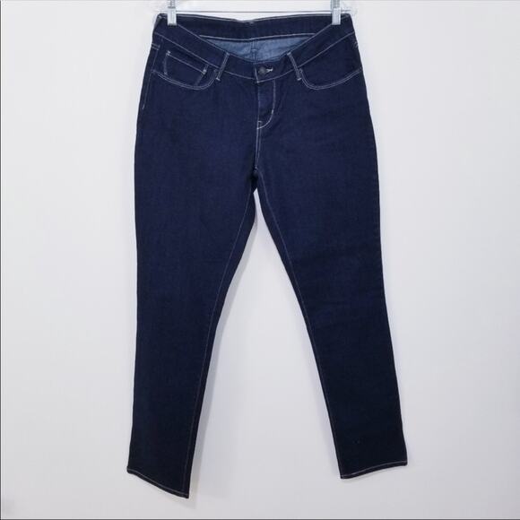 Levi’s San Francisco  Mid Rise Dark Wash Skinny - Picture 1 of 8